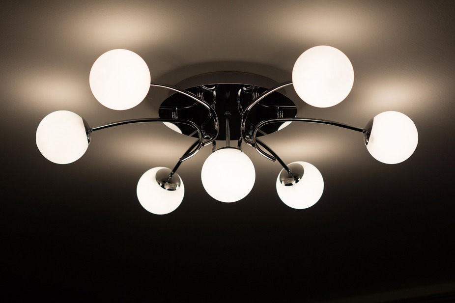 A ceiling lamp.